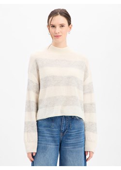 Drykorn Damski sweter z dzianiny z alpaką i wełną - Mathisa Kobiety Wełna écru w paski ze sklepu vangraaf w kategorii Swetry damskie - zdjęcie 187858021