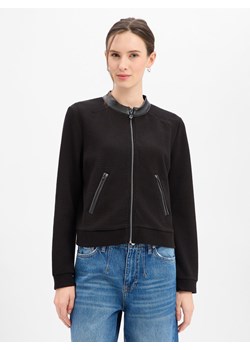 More & More Damska bluza dresowa Kobiety Sztuczne włókno czarny jednolity ze sklepu vangraaf w kategorii Marynarki damskie - zdjęcie 187858041