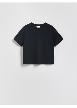 Reserved - T-shirt z modalem - czarny ze sklepu Reserved w kategorii Bluzki damskie - zdjęcie 187858104