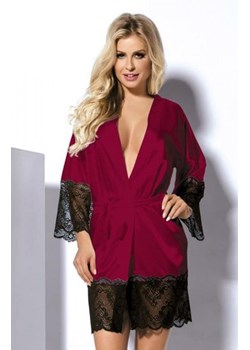 Dkaren Jessica szlafrok bordowy ze sklepu intimiti.pl w kategorii Szlafroki damskie - zdjęcie 187858221