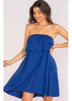 Awama A658 oversizowa sukienka hiszpanka chabrowa ze sklepu intimiti.pl w kategorii Sukienki - zdjęcie 187858322