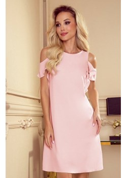 Numoco 359-1 trapezowa sukienka z falbankami na ramionach ze sklepu intimiti.pl w kategorii Sukienki - zdjęcie 187858393