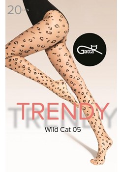Gatta Trendy Wild Cat wz.05 rajstopy damskie ze sklepu intimiti.pl w kategorii Rajstopy - zdjęcie 187858420