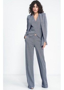 Spodnie typu wide leg w jodełkę ze sklepu intimiti.pl w kategorii Spodnie damskie - zdjęcie 187858741