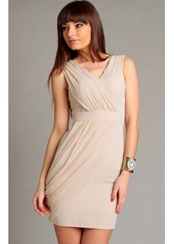 Vera Fashion Vivienne sukienka beżowa ze sklepu intimiti.pl w kategorii Sukienki - zdjęcie 187858762