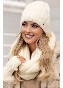 Kamea Gizma puszysty komplet czapka z kominem ze sklepu intimiti.pl w kategorii Czapki zimowe damskie - zdjęcie 187858941