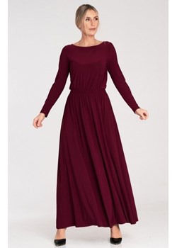 Figl M1052 bordowa sukienka damska ze sklepu intimiti.pl w kategorii Sukienki - zdjęcie 187859042