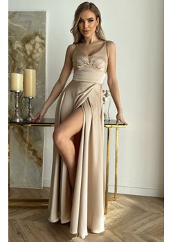 Długa satynowa sukienka na ramiączkach ze sklepu intimiti.pl w kategorii Sukienki - zdjęcie 187859300