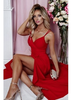Duet Tifani czerwona długa sukienka ze sklepu intimiti.pl w kategorii Sukienki - zdjęcie 187859320