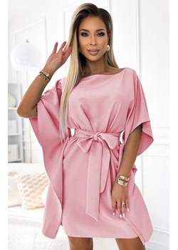 Numoco 287-32 SOFIA kobieca sukienka motyl z wiązaniem w pasie ze sklepu intimiti.pl w kategorii Sukienki - zdjęcie 187859333