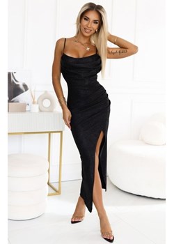 Numoco 563-2 COSIMA błyszcząca, zjawiskowa drapowana sukienka ze sklepu intimiti.pl w kategorii Sukienki - zdjęcie 187859364