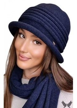 Kamea Salerno kapelusz damski granatowy ze sklepu intimiti.pl w kategorii Kapelusze damskie - zdjęcie 187859371