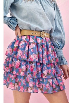 Wzorzysta mini spódniczka 0039/U27 ze sklepu intimiti.pl w kategorii Spódnice - zdjęcie 187859491