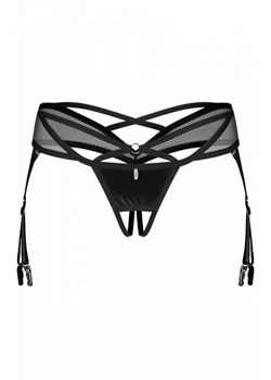 Obsessive Dominna Crotchless Thong stringi damskie ze sklepu intimiti.pl w kategorii Majtki damskie - zdjęcie 187859762