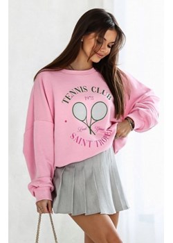 Oversizowa bluza damska Saint Tropez róż cukierek ze sklepu intimiti.pl w kategorii Bluzy damskie - zdjęcie 187859824