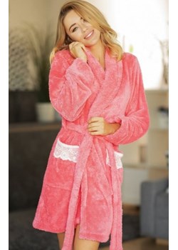 Kalimo ciepły szlafrok damski Paleo koralowy ze sklepu intimiti.pl w kategorii Szlafroki damskie - zdjęcie 187859862