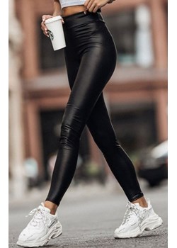 Czarne skórzane legginsy ze sklepu intimiti.pl w kategorii Spodnie damskie - zdjęcie 187859951