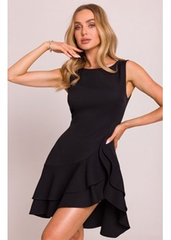 Moe sukienka z falbanami czarna M850 ze sklepu intimiti.pl w kategorii Sukienki - zdjęcie 187860104