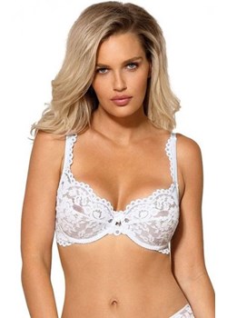 Newia koronkowy biustonosz miękki biały ze sklepu intimiti.pl w kategorii Biustonosze - zdjęcie 187860163
