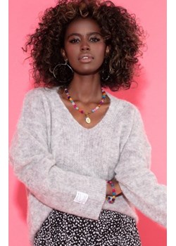 Oversizowy sweter alpaka F1395 ze sklepu intimiti.pl w kategorii Swetry damskie - zdjęcie 187860711