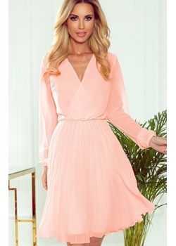 Isabelle plisowana sukienka brzoskwiniowa ze sklepu intimiti.pl w kategorii Sukienki - zdjęcie 187860891