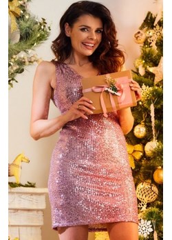 Awama ołówkowa cekinowa sukienka A484 ze sklepu intimiti.pl w kategorii Sukienki - zdjęcie 187860980