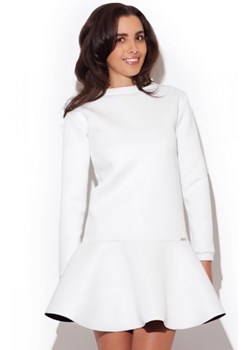 Katrus K247 sukienka ecru ze sklepu intimiti.pl w kategorii Sukienki - zdjęcie 187861303