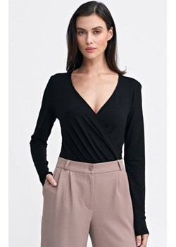Bluzka body z kopertowym dekoltem ze sklepu intimiti.pl w kategorii Bluzki damskie - zdjęcie 187861441