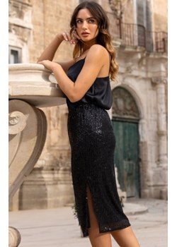 Awama A692 cekinowa midi spódnica ze sklepu intimiti.pl w kategorii Spódnice - zdjęcie 187861614