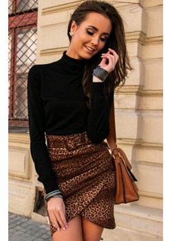 Asymetryczna spódniczka z paskiem 0024/2 ze sklepu intimiti.pl w kategorii Spódnice - zdjęcie 187861732