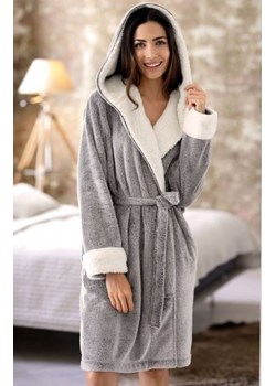Ciepły szlafrok z kapturem Unikat Sharon ze sklepu intimiti.pl w kategorii Szlafroki damskie - zdjęcie 187862671