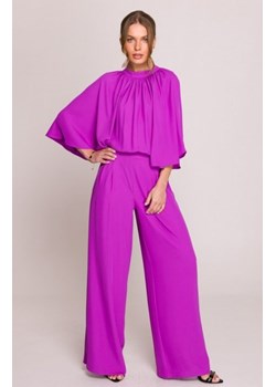 Stylove S397 kombinezon z szerokimi rękawami i wiązaniem fioletowy ze sklepu intimiti.pl w kategorii Kombinezony damskie - zdjęcie 187862822