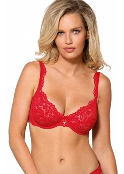 Newia koronkowy biustonosz miękki czerwony ze sklepu intimiti.pl w kategorii Biustonosze - zdjęcie 187862874