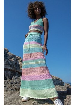 Ażurowy letni komplet top i spódnica F1462/1 ze sklepu intimiti.pl w kategorii Komplety i garnitury damskie - zdjęcie 187862952