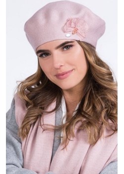 Kamea Elza beret damski różowy ze sklepu intimiti.pl w kategorii Berety damskie - zdjęcie 187863054