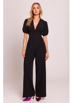 Moe kombinezon z głębokim dekoltem czarny M852 ze sklepu intimiti.pl w kategorii Kombinezony damskie - zdjęcie 187863392