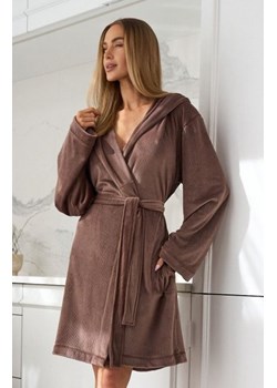 L&amp;L Luna 2509 czekoladowy szlafrok damski ze sklepu intimiti.pl w kategorii Szlafroki damskie - zdjęcie 187863503