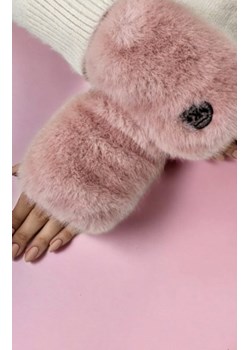 Kamea Aster mitenki rękawice bez palców eco futro różowe ze sklepu intimiti.pl w kategorii Rękawiczki damskie - zdjęcie 187863730