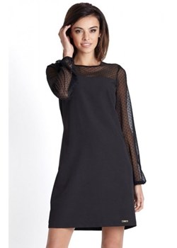 *Ivon Daniela sukienka czarna kropki ze sklepu intimiti.pl w kategorii Sukienki - zdjęcie 187863821