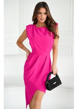 *Asymetryczna sukienka z odkrytymi plecami 308-70 ze sklepu intimiti.pl w kategorii Sukienki - zdjęcie 187864234