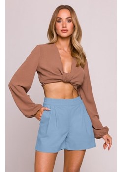 Moe szorty jeansowe błękitne M860 ze sklepu intimiti.pl w kategorii Spodnie damskie - zdjęcie 187864334