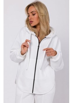 Moe M761 ecru bluza z kapturem ze sklepu intimiti.pl w kategorii Bluzy damskie - zdjęcie 187864432
