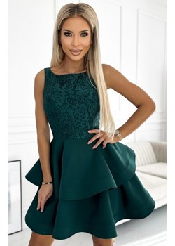 Numoco 205-4 LAURA podwójnie rozkloszowana sukienka z koronkową górą ze sklepu intimiti.pl w kategorii Sukienki - zdjęcie 187864514