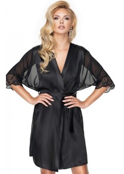 Szlafrok damski Sharon czarny Irall ze sklepu intimiti.pl w kategorii Szlafroki damskie - zdjęcie 187864721