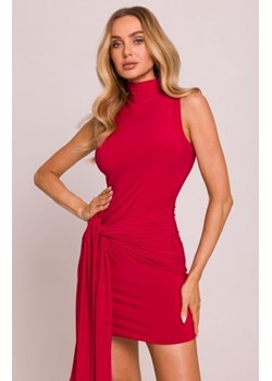 Moe sukienka mini z wiązanymi szarfami czerwona M841 ze sklepu intimiti.pl w kategorii Sukienki - zdjęcie 187864891