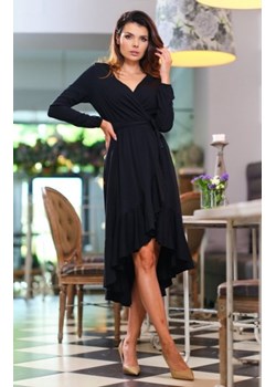 Awama asymetryczna sukienka midi A456 ze sklepu intimiti.pl w kategorii Sukienki - zdjęcie 187864950