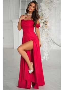 Bicotone 330 długa sukienka błysk czerwona ze sklepu intimiti.pl w kategorii Sukienki - zdjęcie 187865451