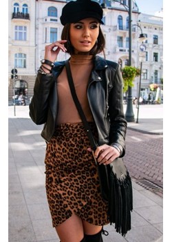 *Asymetryczna spódniczka z paskiem 0024/3 ze sklepu intimiti.pl w kategorii Spódnice - zdjęcie 187865494