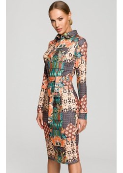 Moe M706/3 ołówkowa sukienka midi ze sklepu intimiti.pl w kategorii Sukienki - zdjęcie 187865700