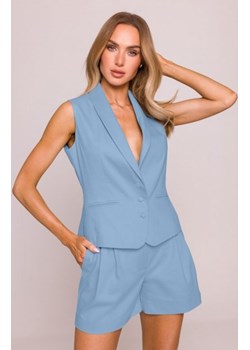 Moe kamizelka jeansowa błękitna M859 ze sklepu intimiti.pl w kategorii Marynarki damskie - zdjęcie 187865754